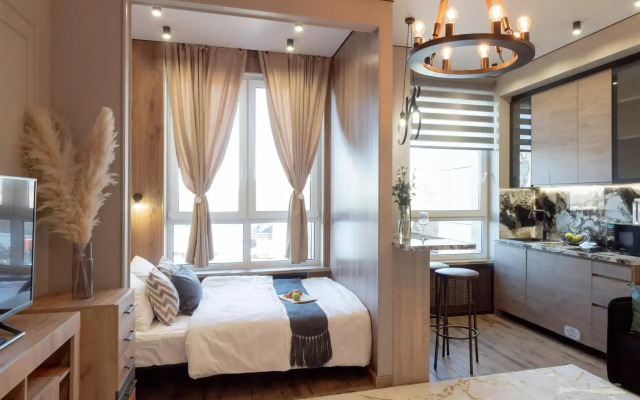 Банерджи Апартментс на улице Василия Ланового 1к1