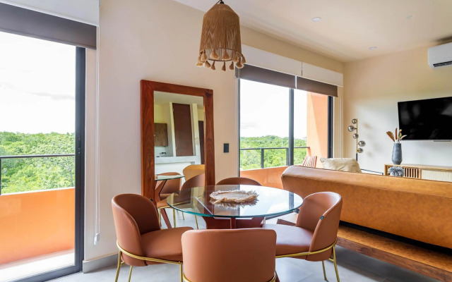 Penthouse Studio with Gym, Swimming-pool, Outdoor BBQ, Aldea Savia