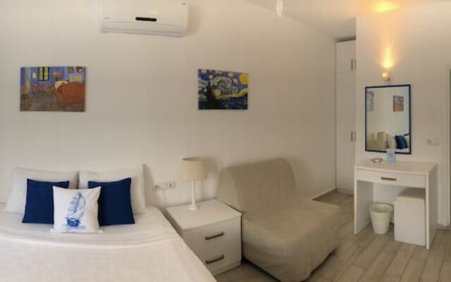 White and Blue Bodrum