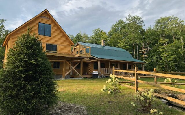 Serenity to the Log Castle is an authentic log home (brand-new construction)
