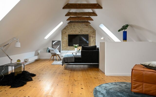 Fantastic Duplex Apartment with Modern Danish Design Furniture
