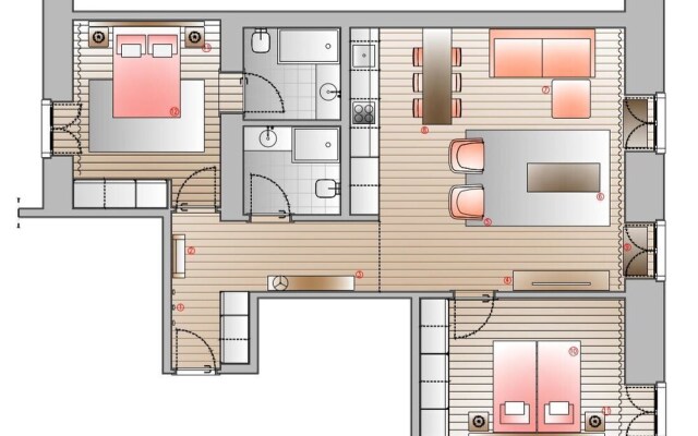 Downtown Square Deluxe Apartment Rentexperience