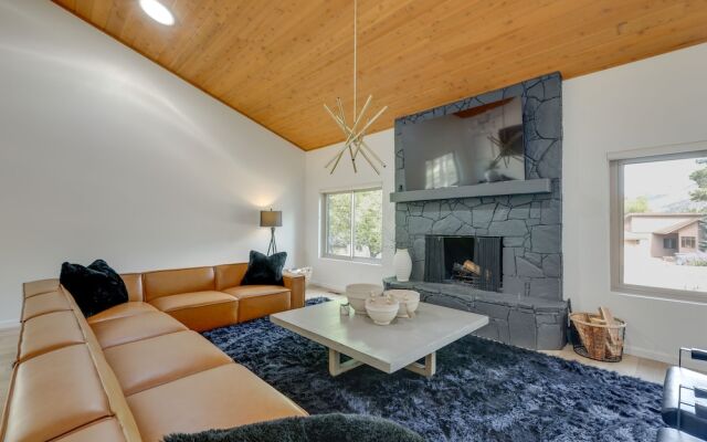 Chic Flagstaff Retreat w/ Fireplace & Patio!