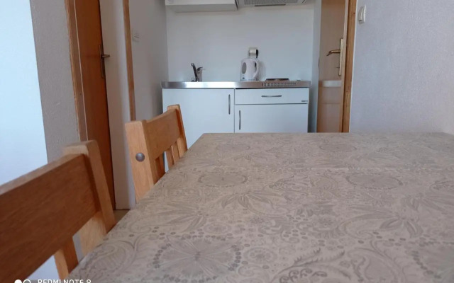 Studio apartment with balcony