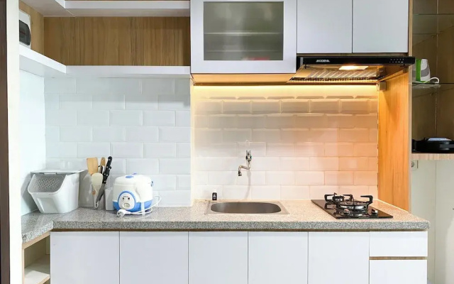 Wooden Style Studio At Lrt City Bekasi Apartment