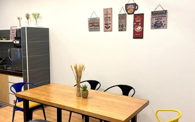 comfy 3-bedrooms with family karaoke Max-10pax