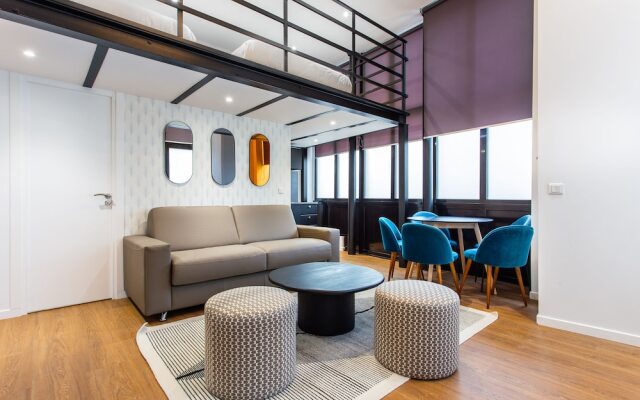 Luxury loft in paris