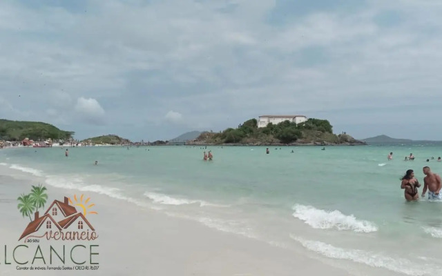 Apartamento 1 Minuto a pé da Praia do forte