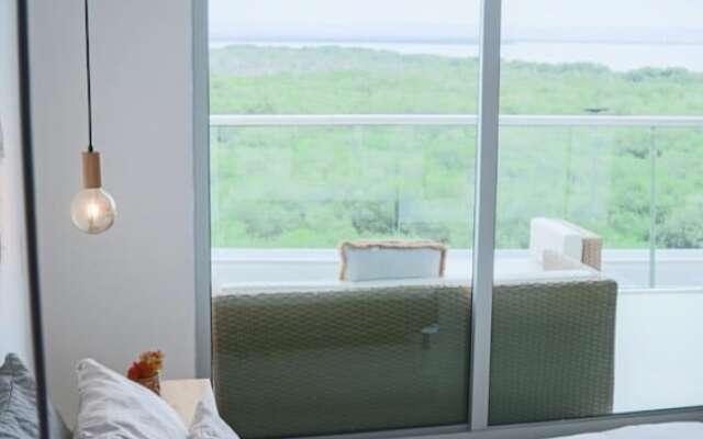 1Me-6 Apartamento Frente Al Mar Con Wifi