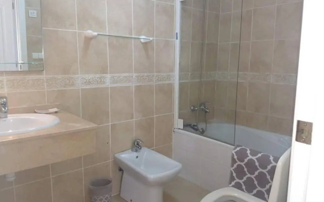 2 bedroom, Sea Front Complex w Pool and private garden