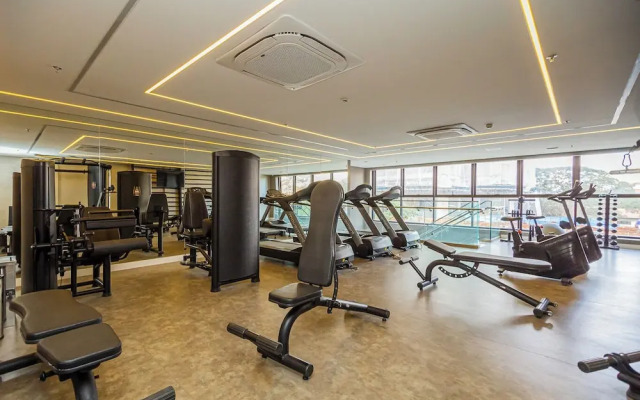 Flat c Piscina e Academia na Ch Cara Klabin