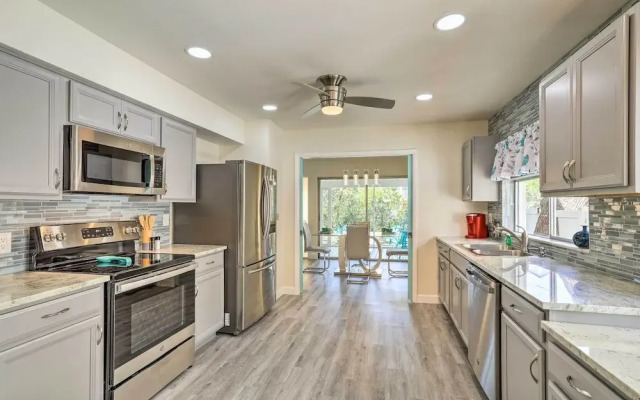 Tropical Waterfront Home: Central Location!
