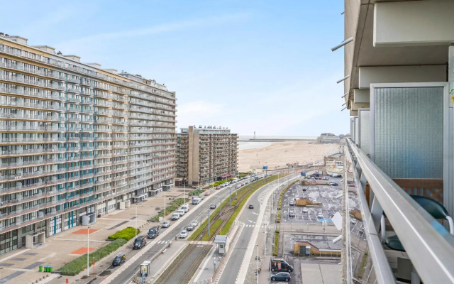 Luxueuze vakantiestudio met zeezicht en terras in Oostende
