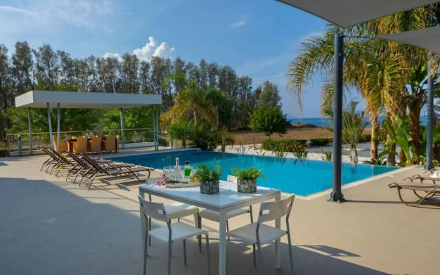 Eastmed Villas Paphos Limni Beach Villa Beachfront Four Bedroom Luxury Villa