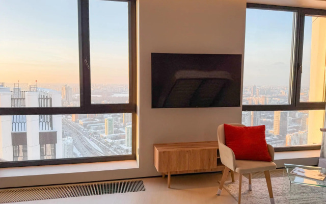 Дизайнерская квартира на 56 этаже