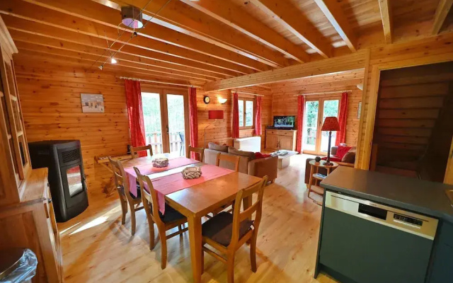 Chalet in Biron With Sauna and Nature Views