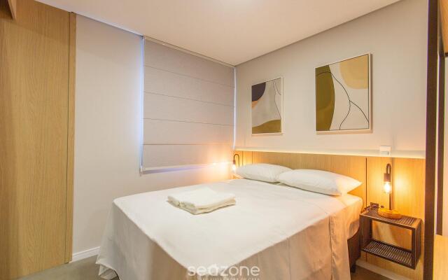 Lindo apto 1 quarto em Joinville-SC MSE0302
