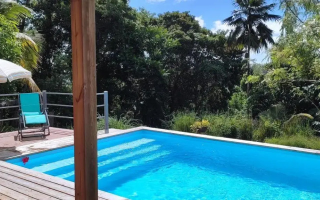 T2 avec piscine pour 2 à 4 personnes