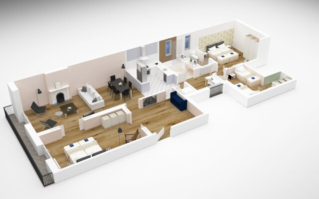 Ribera in Barcelona with 3 bedrooms and 2 bathrooms