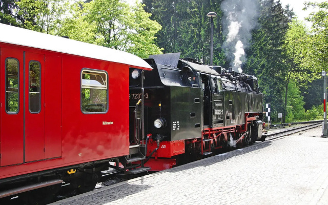 Apartment house historic train station, Drei Annen Hohne