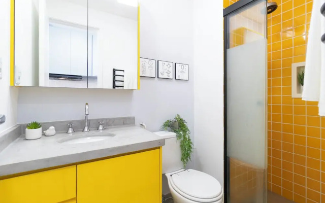 Vista Incrível com piscina e academia