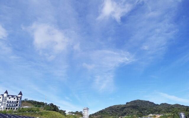 Misty Wonderland Next to Night Market