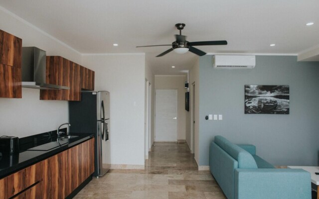 Spacious 2 BR Aldea Zama Private Pool Movie Cinema Gym