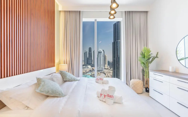 Lux 3BHK Burj Khalifa & fountain view