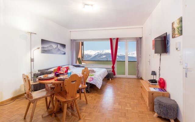 L’Eperon Center Crans wonderful view