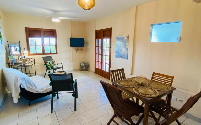 Villa Créole vue sur mer des Caraïbes