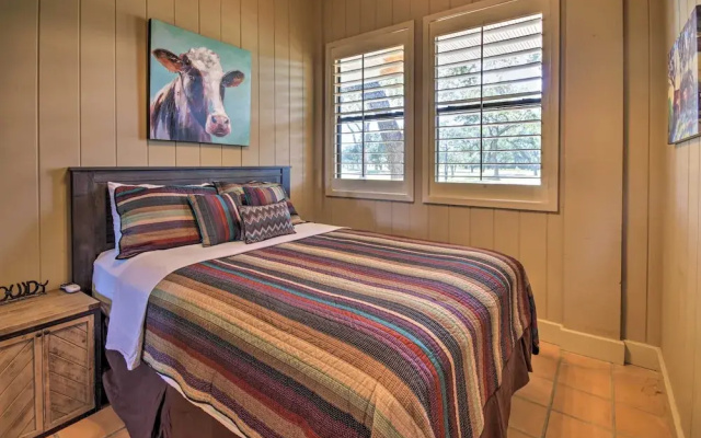 Lakefront Wallis Ranch w/ Private Beach & Patio!