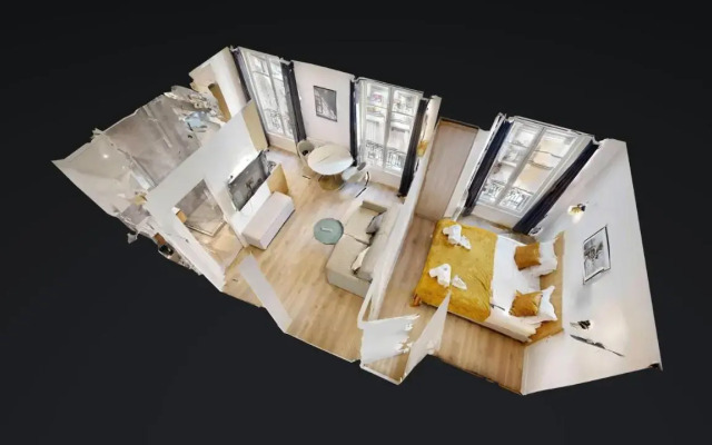 154 Suite Phil 1 BDR with Terrace Paris
