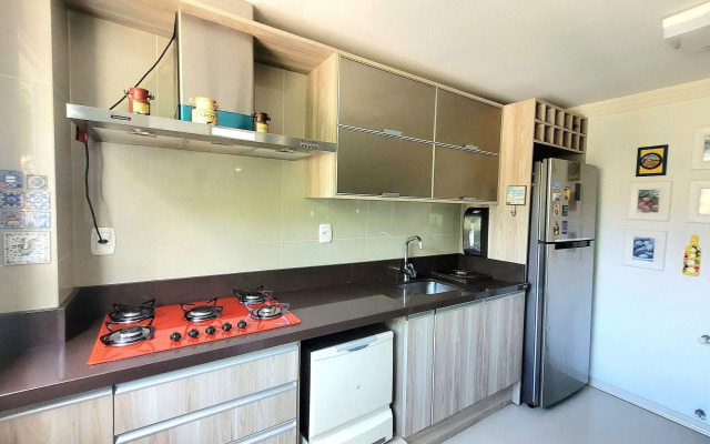 Apartamento encantador com lareira interna no Centro de Canela