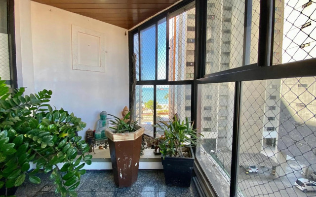 Apartamento vista mar, 2 Suítes, WC Social,2 vagas