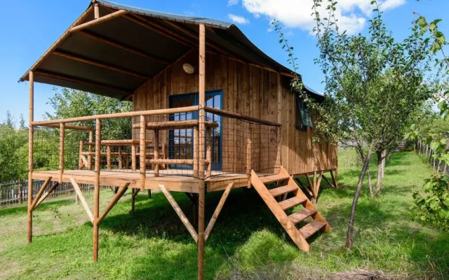 Camping Vieux Vallon Cabane Ardechoise