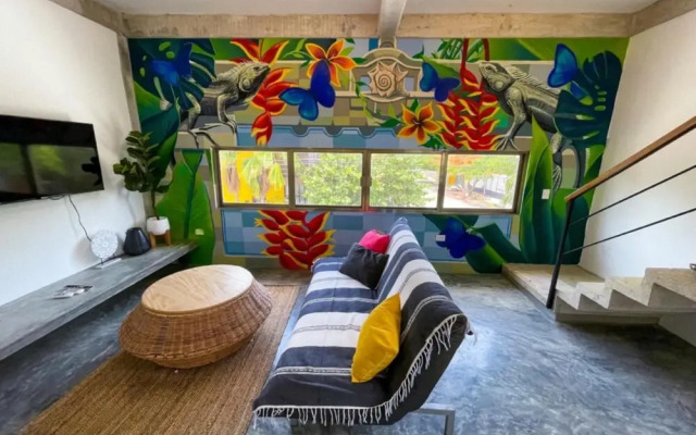 Jungle Duplex Tulum Centre King Bed Rooftop Pool