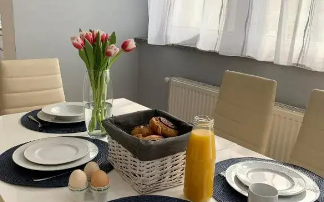 Modern two bedroom flat with balcony