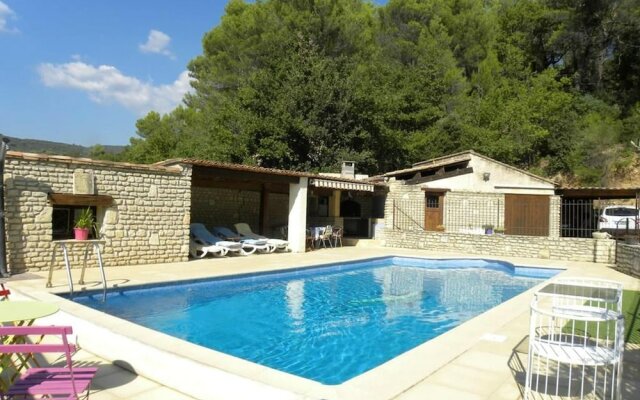 Villa With 3 Bedrooms In Lioux With Wonderful Mountain View Private Pool Enclosed Garden