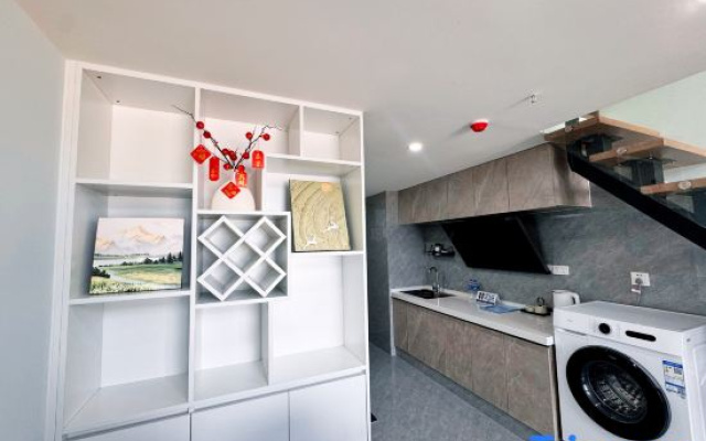 Jinlan · Loft Light Luxury Yunsu (Kunming Railway Station Wanda) – Kitchen – Kunming