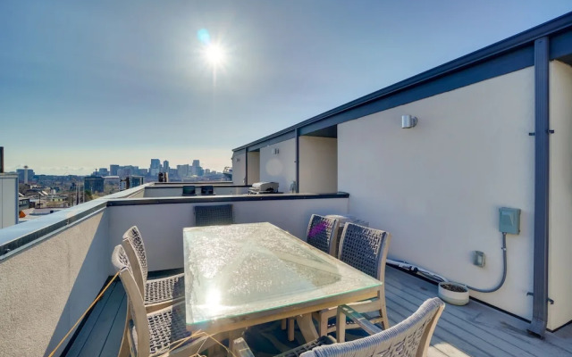 Rooftop Deck & Mtn Views: Luxe Denver Home