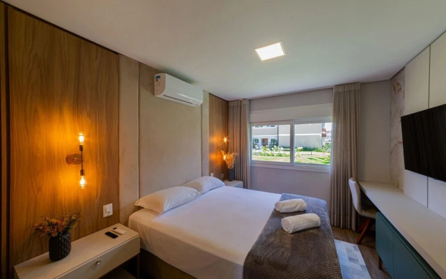 Novo Belissimo Apartamento com Lareira em Canela