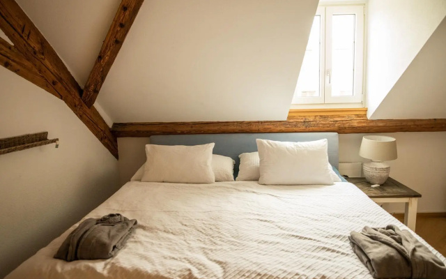 Moderne Altbauwohnung mit Pool und Sauna zentral in Bern – Guest Rooms – Bern
