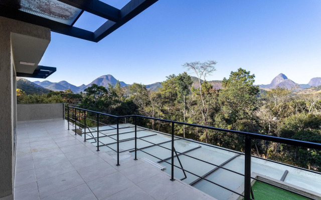 Casa Linda em Itaipava, 4 suítes, sauna, A/C