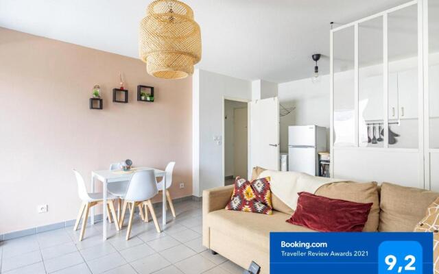 Appartement Lac rose - Parking, Métro, jusqu'à 4 personnes