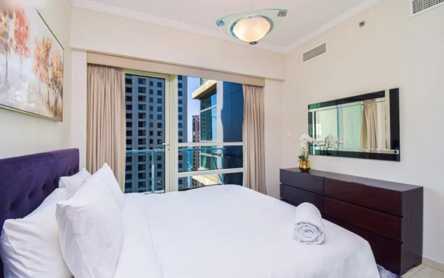 2B Apt With Waterfront View JBR