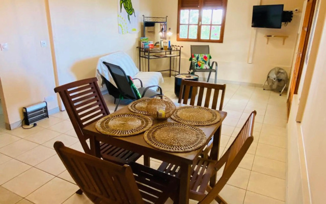 Villa Créole vue sur mer des Caraïbes