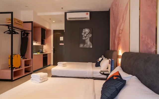 Paxtonz KL Walk to Mall & Pool – Guest Rooms – Petaling Jaya