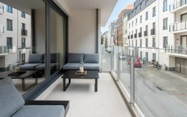 Apartment by the Beach in Ostend With Terrace