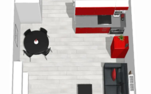 Roses Apartments Red Loft vista mar lateral