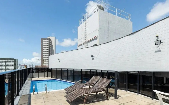 Flat 206 no Parque da Jaqueira-SH032